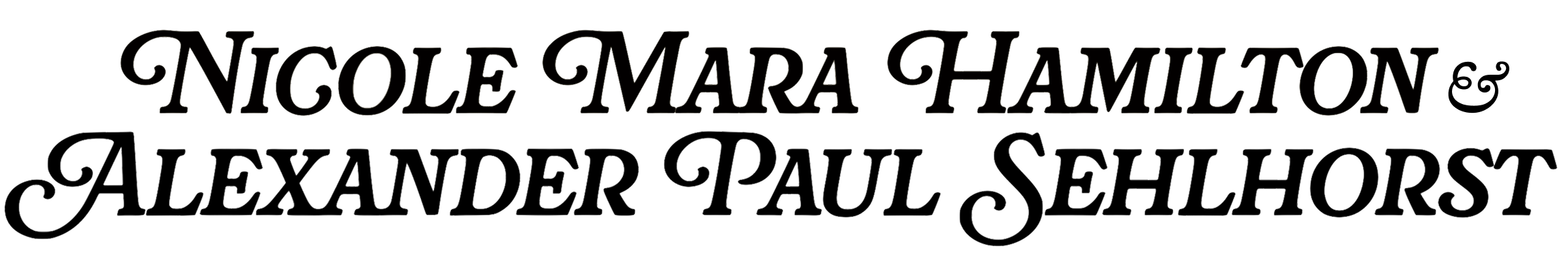 Nicole Mara Hamilton & Alexander Paul Sehlhorst